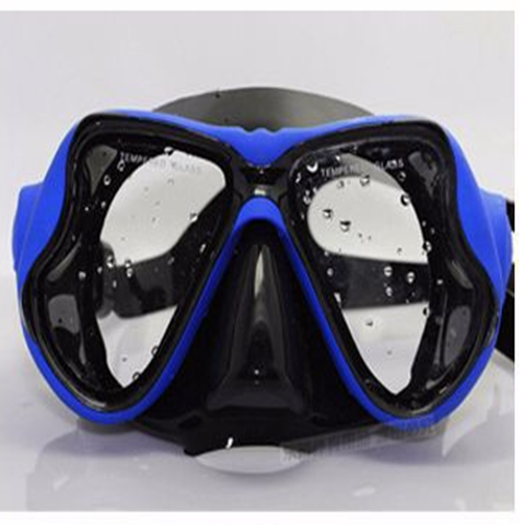 Tempered Glass Lens Scuba Goggles