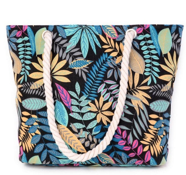 Beautiful Leaves Beach Bag